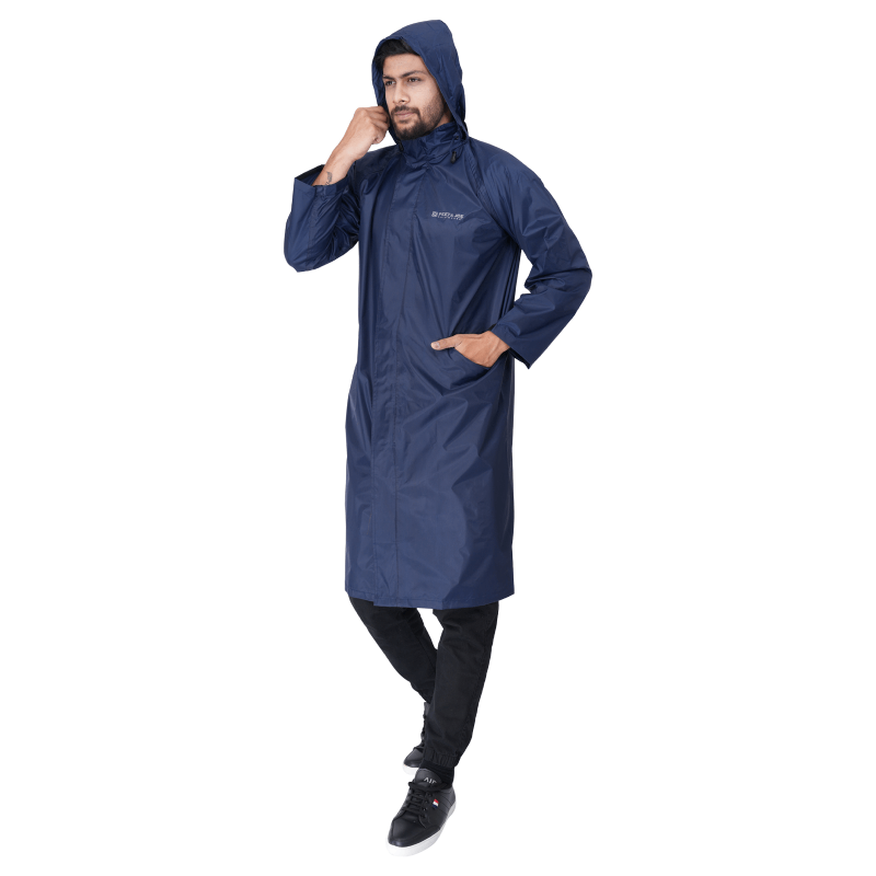 Peet & Joe Robin Unisex Navy Blue Raincoat