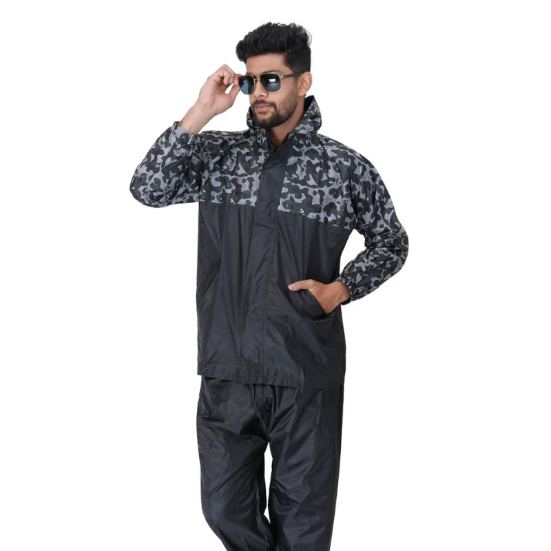 Peet & Joe Commando Men’s Black Army Rainsuit
