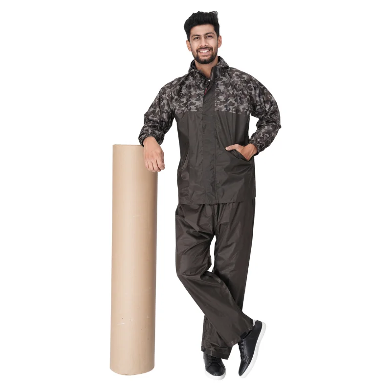 Peet & Joe Commando Men’s Brown Army Rainsuit