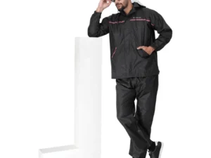 Peet & Joe Magnum Men's Black Rainsuit With Bag Compartment